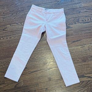 Banana Republic Pink and White Striped Pants